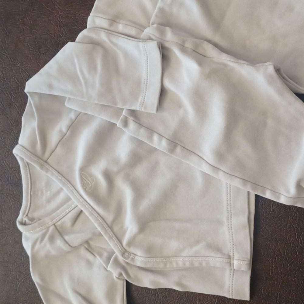 Baby Top And Pants Set. 3m. Powder Grey/blue Color